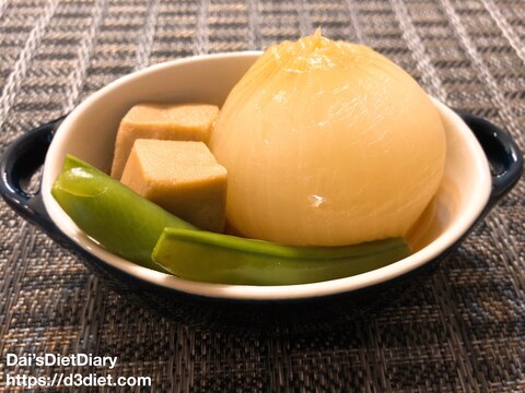 とろふわ！新玉ねぎと高野豆腐の炊飯器煮